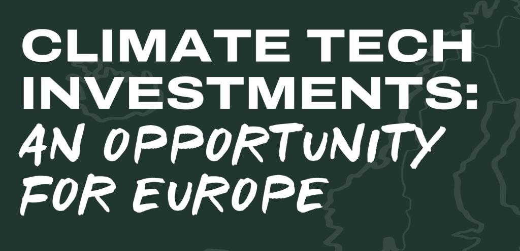Europäische Climate-Tech-Startups sammeln 13,2 Mrd US-Dollar in 2022 ein