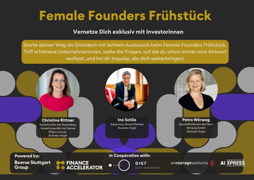 Female Founders Breakfast - The exclusive networking event for female founders and investors