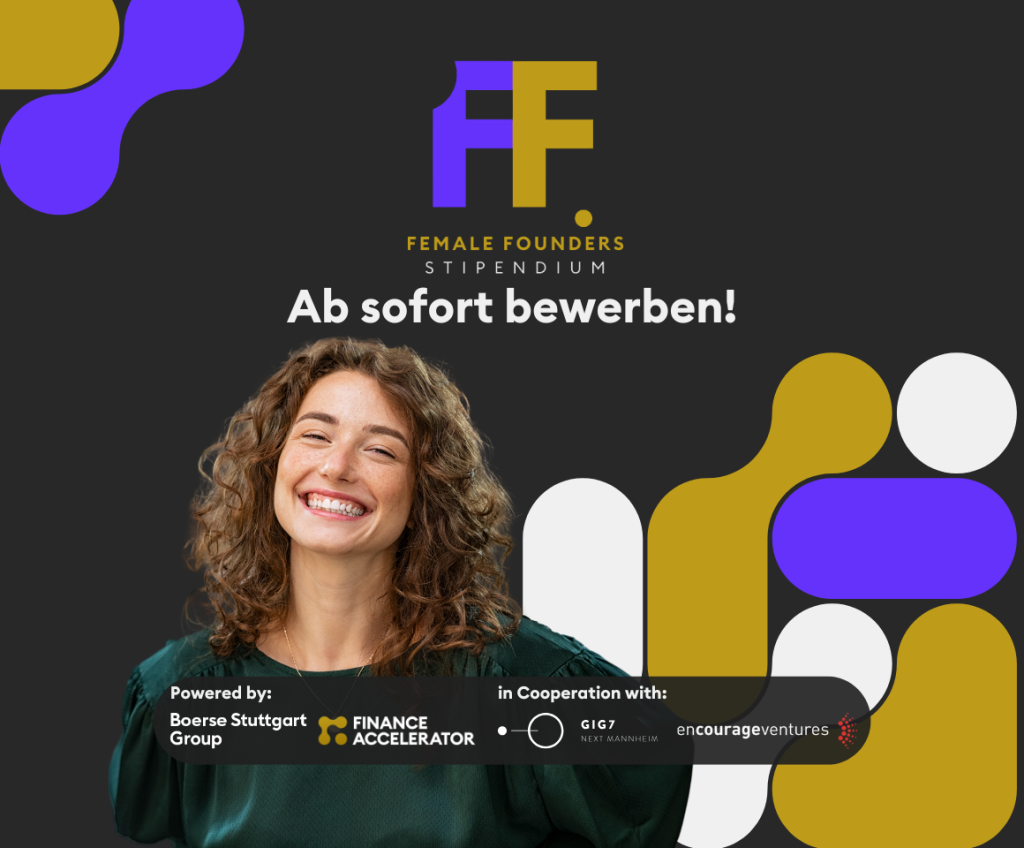 Female Founders Scholarship: More visibility for female founders in Baden-Württemberg