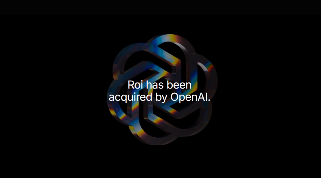 OpenAI takes over fintech startup Roi