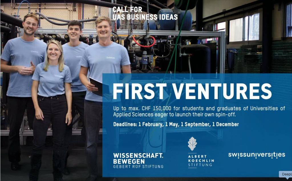 Gebert Rüf Stiftung and Albert Koechlin Stiftung invest CHF 1.2 million in start-ups in Central Switzerland