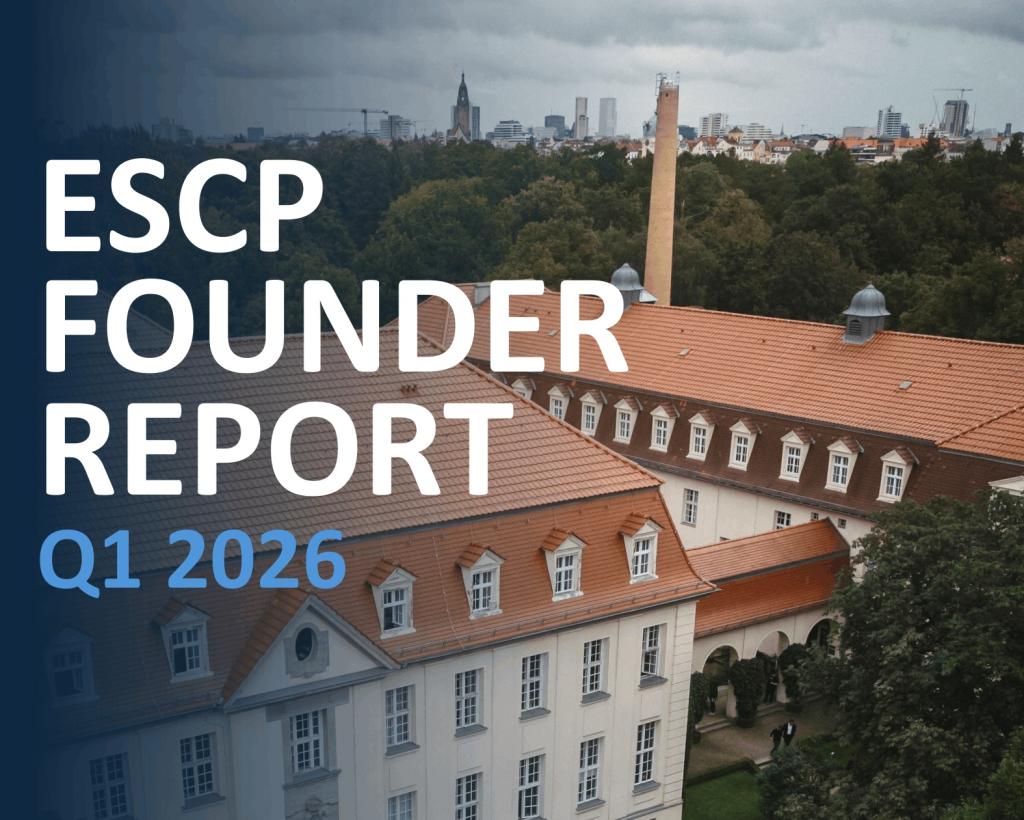 ESCP Founder Report Q1 2026 analysiert Startup-Ökosystem der Alumni