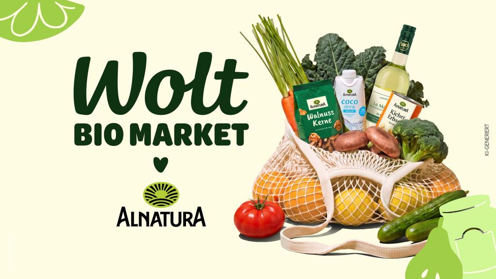Wolt and Alnatura Launch New Online Organic Grocery Store in Eight German Cities