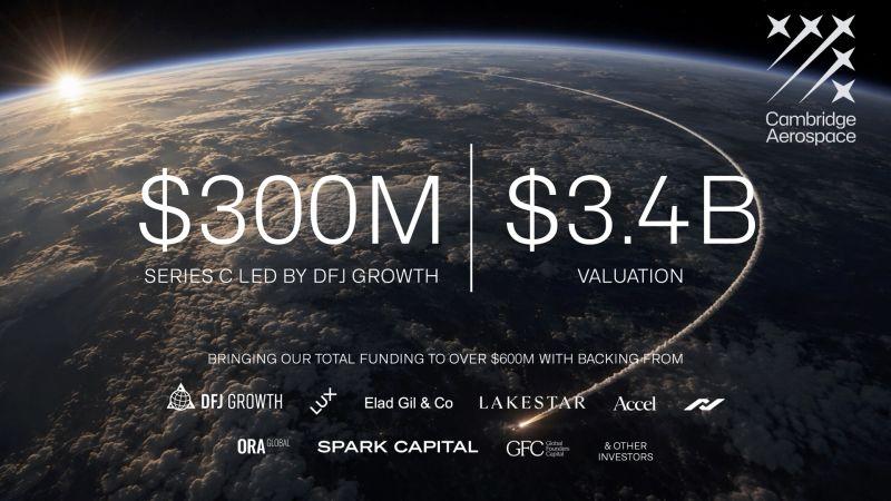 Cambridge Aerospace sammelt 300 Mio. US-Dollar ein und erreicht 3,4 Mrd. US-Dollar Bewertung