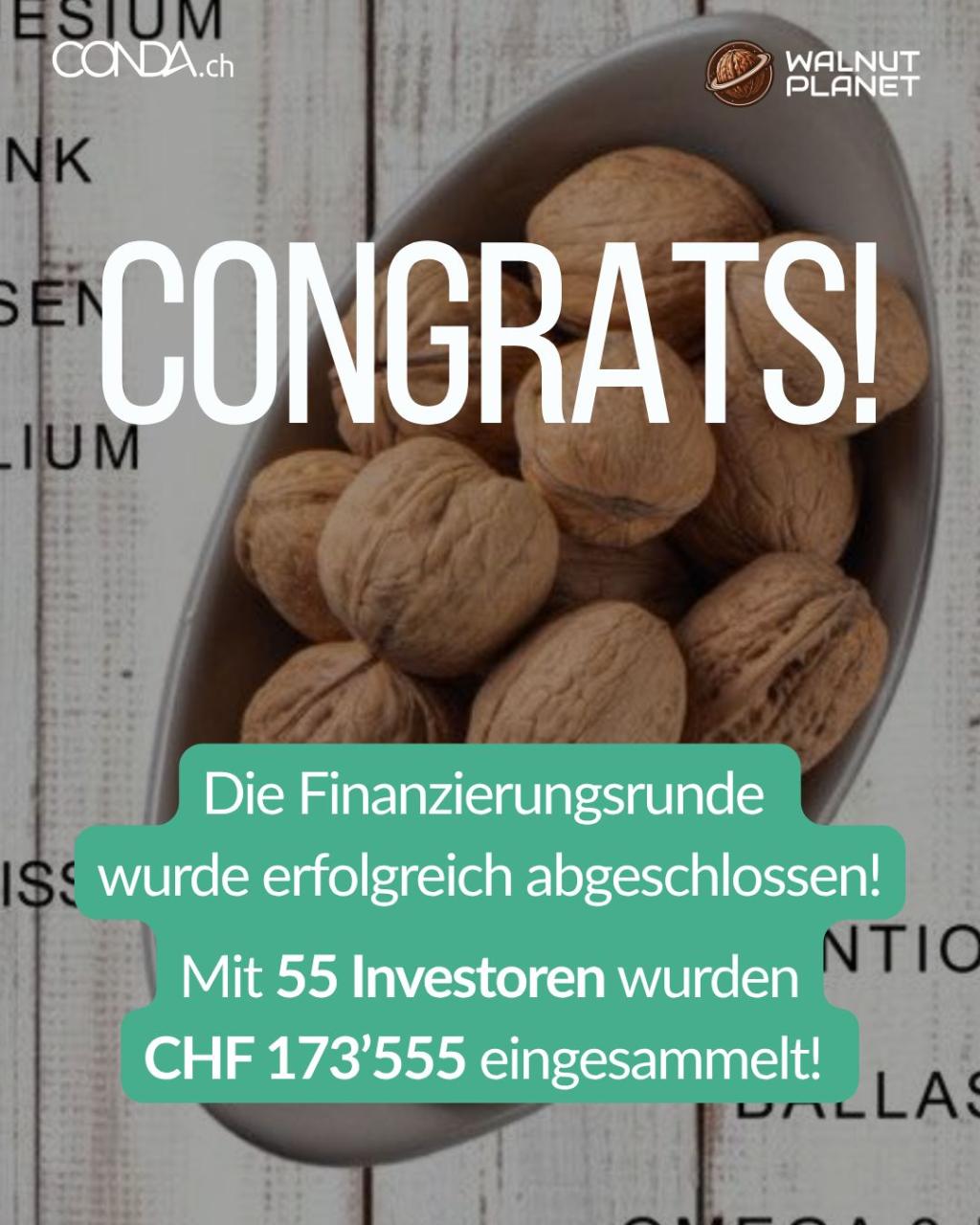 Walnut Planet sammelt über 173.000 Franken für Ausbau seiner Walnussplantagen ein