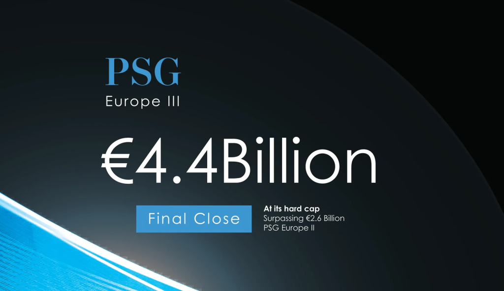 PSG Equity schließt dritten Europafonds bei 4,4 Milliarden Euro