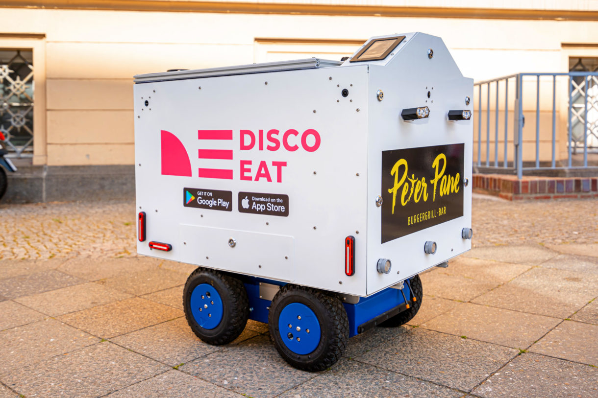 In Berlin-Mitte werden Burger jetzt vom Roboter geliefert
