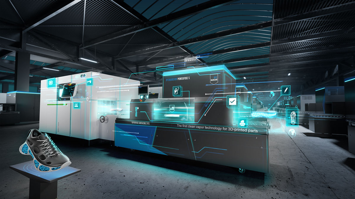 Siemens industrialisiert mit EOS und DyeMansion als Partner die additive Fertigung mit Polymeren