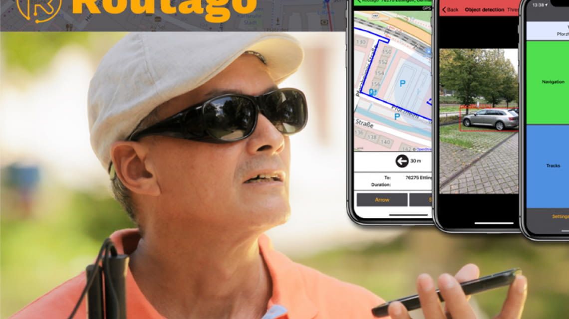 Routago – Sichere Fußgängernavigation für Blinde dank KI