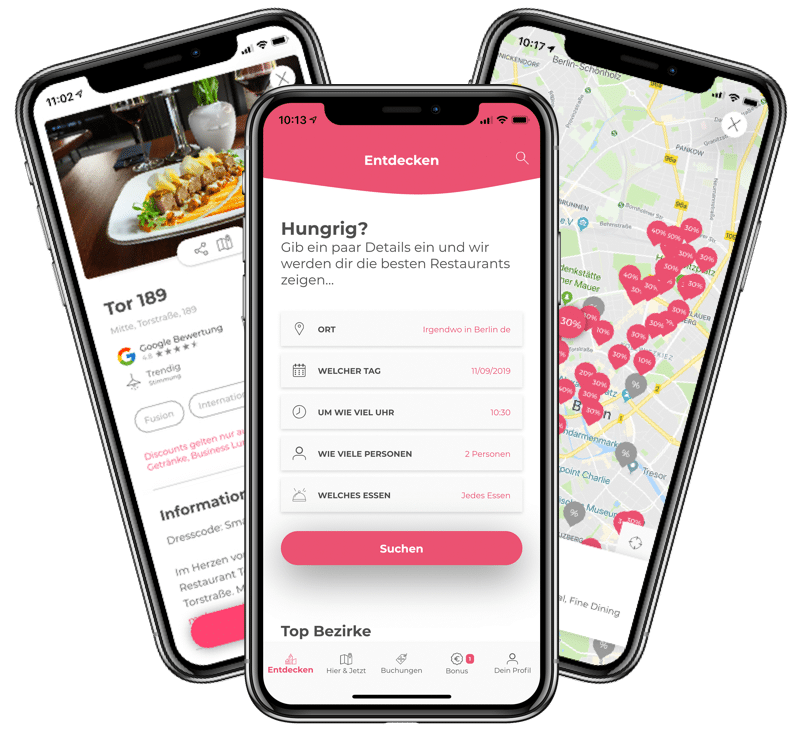 App-Tipp: Mit DiscoEat billiger essen in lokalen Restaurants.